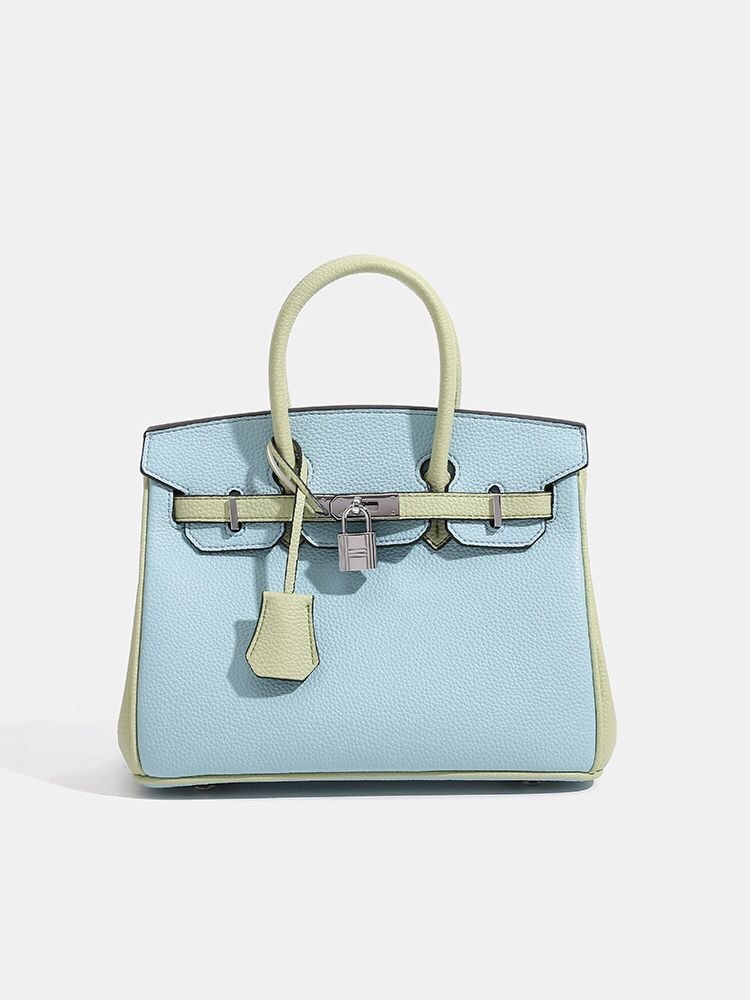 Classic Fashion Pinstriped Platinum Single Shoulder Slung Large Packet in 4 Different colour.