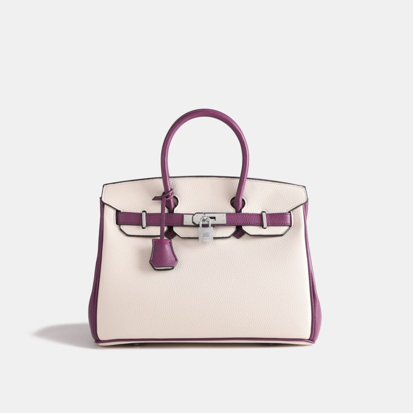 Classic Fashion Pinstriped Platinum Single Shoulder Slung Large Packet in 4 Different colour.