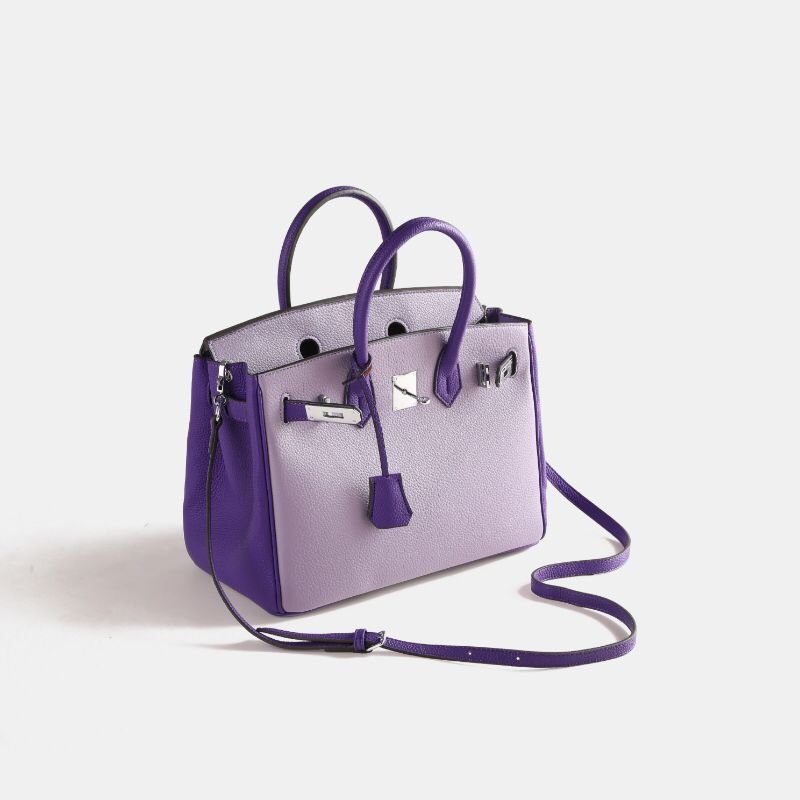 Classic Fashion Pinstriped Platinum Single Shoulder Slung Large Packet in 4 Different colour.