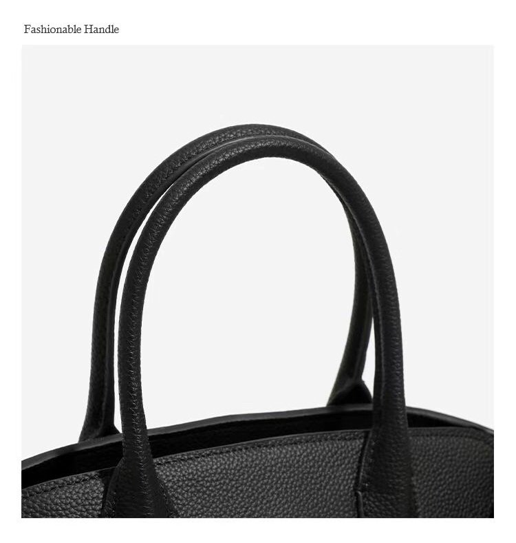 New Stylish Versatile Ladies Handbag  with a Large Volume of Cowhide in 3 Different Colour