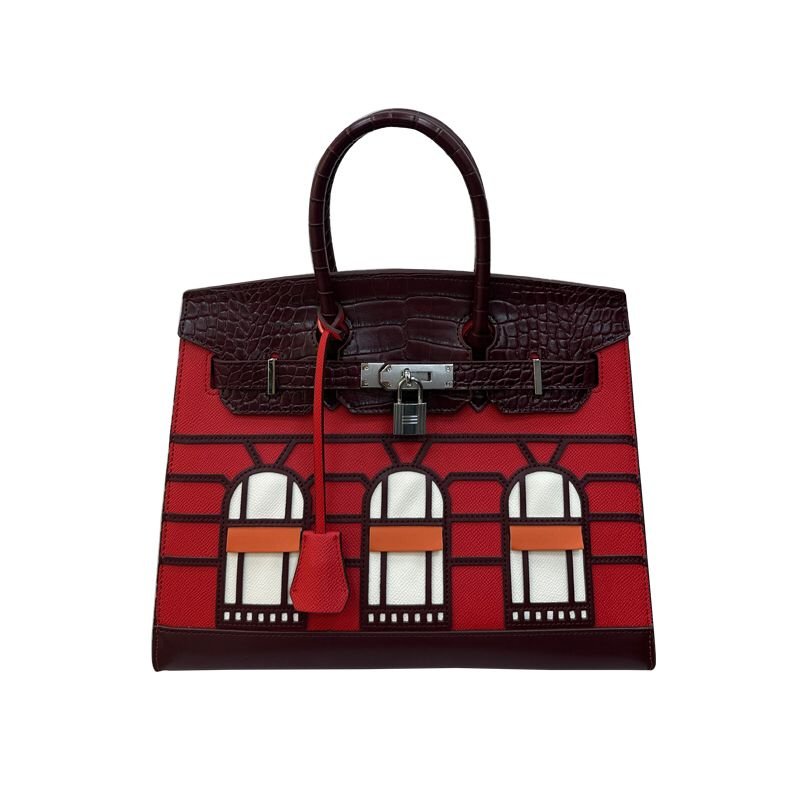 Stylish House Platinum Bag Single-Shoulder Slung Large Storage Classic in 8 Different Colour