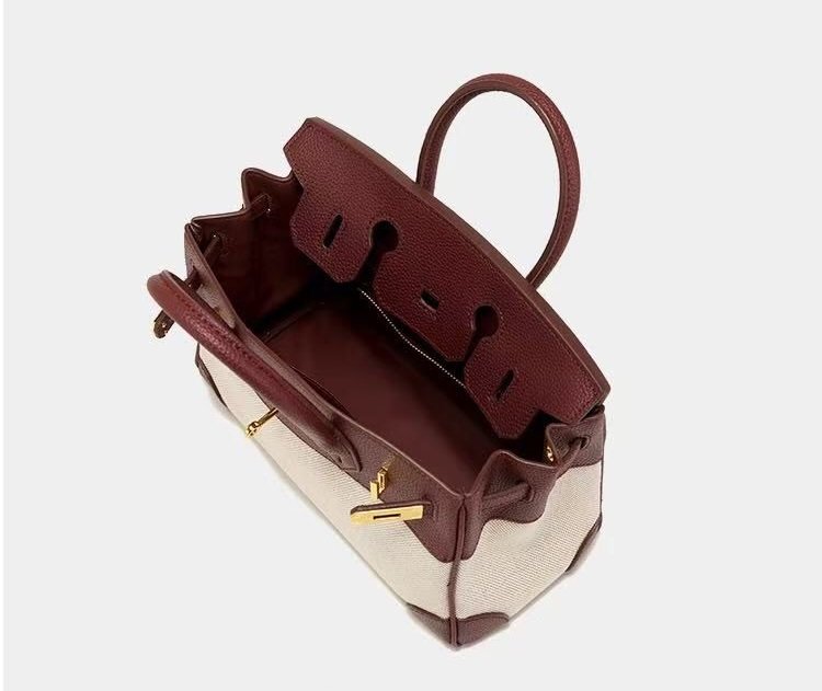 Lizzy Patterned Cow Leather Canvas Platinum Bag in so many different colour