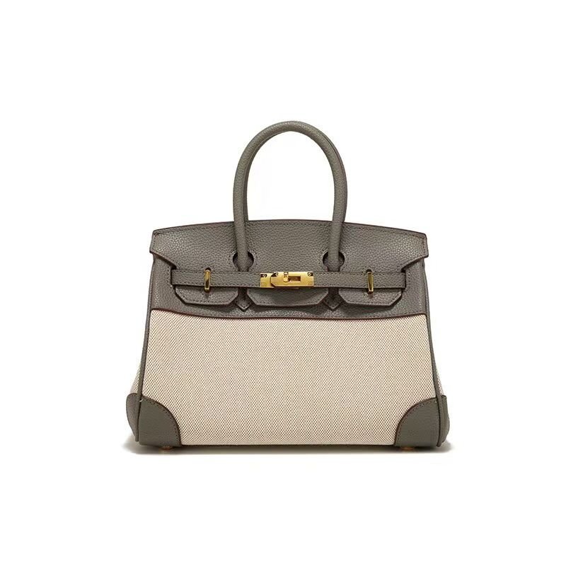 Lizzy Patterned Cow Leather Canvas Platinum Bag in so many different colour