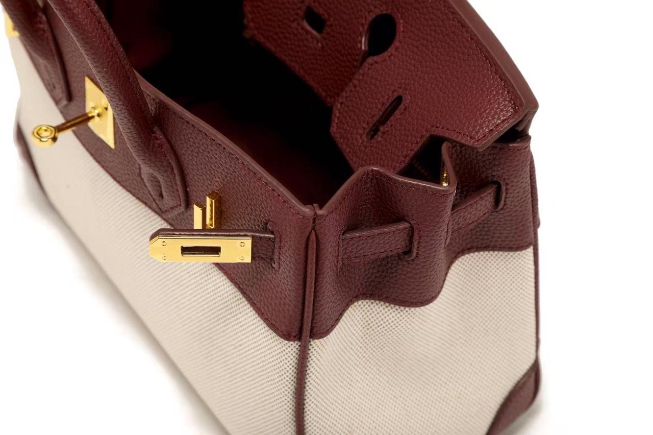 Lizzy Patterned Cow Leather Canvas Platinum Bag in so many different colour