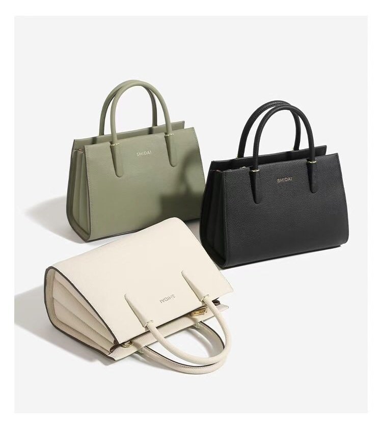 Stylish Classic Leather Handbag for Women with Slung Large Capacity in 3 Different colour