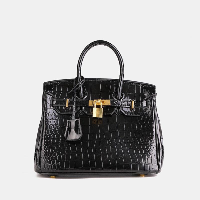 Classic Fashion Niche Crocodile-Pattern Single-ouldered slouch bag in 8 Different colour