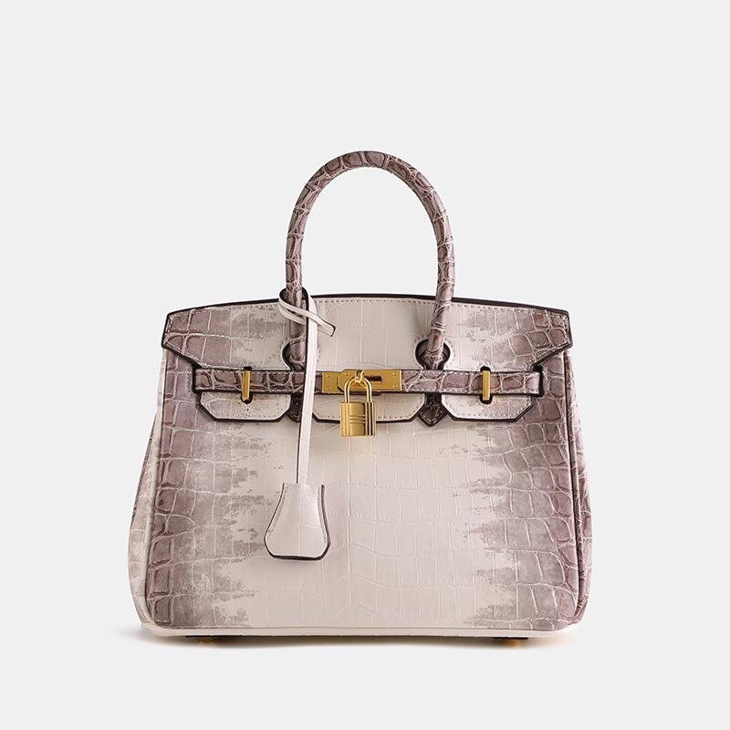 Classic Fashion Niche Crocodile-Pattern Single-ouldered slouch bag in 8 Different colour
