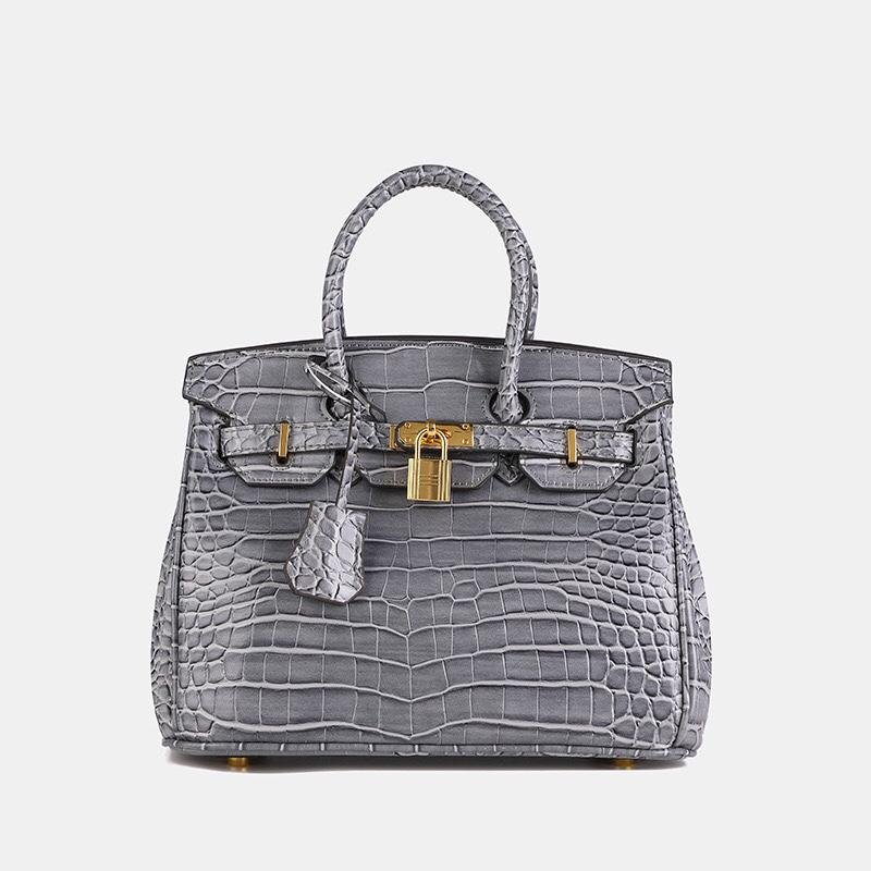 Classic Fashion Niche Crocodile-Pattern Single-ouldered slouch bag in 8 Different colour