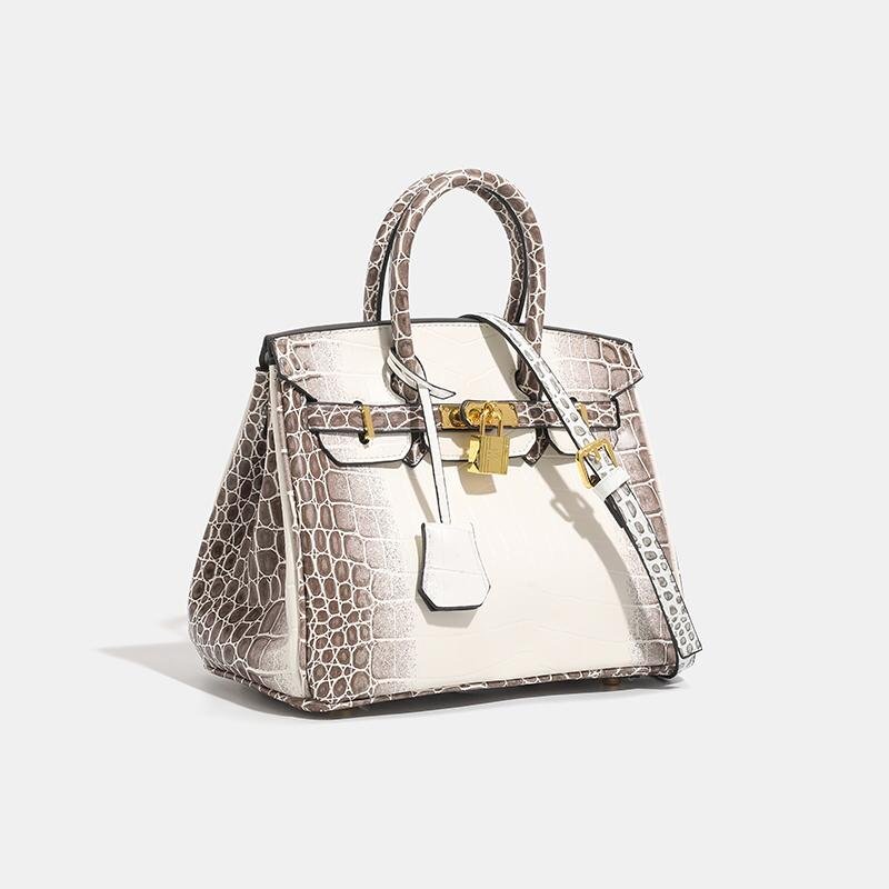 Classic Fashion Niche Crocodile-Pattern Single-ouldered slouch bag in 8 Different colour