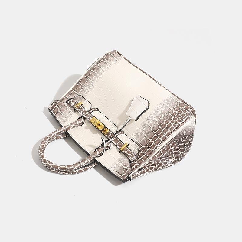 Classic Fashion Niche Crocodile-Pattern Single-ouldered slouch bag in 8 Different colour