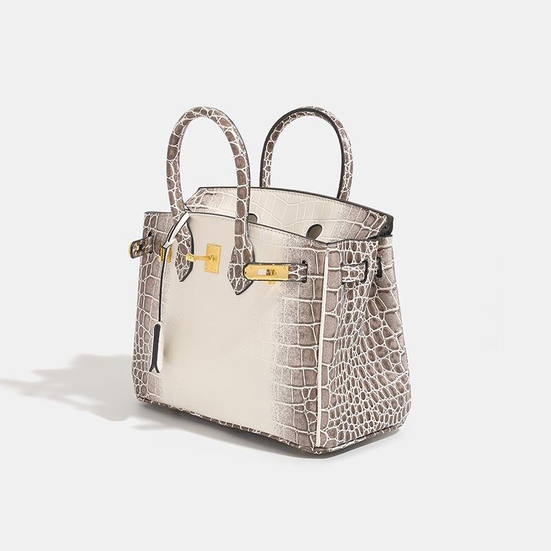 Classic Fashion Niche Crocodile-Pattern Single-ouldered slouch bag in 8 Different colour