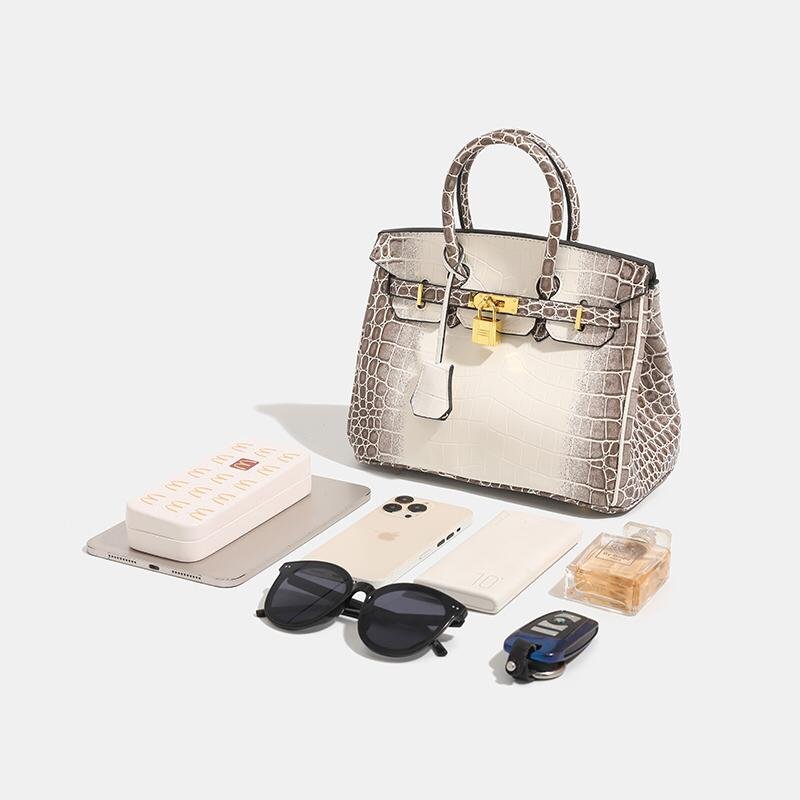 Classic Fashion Niche Crocodile-Pattern Single-ouldered slouch bag in 8 Different colour