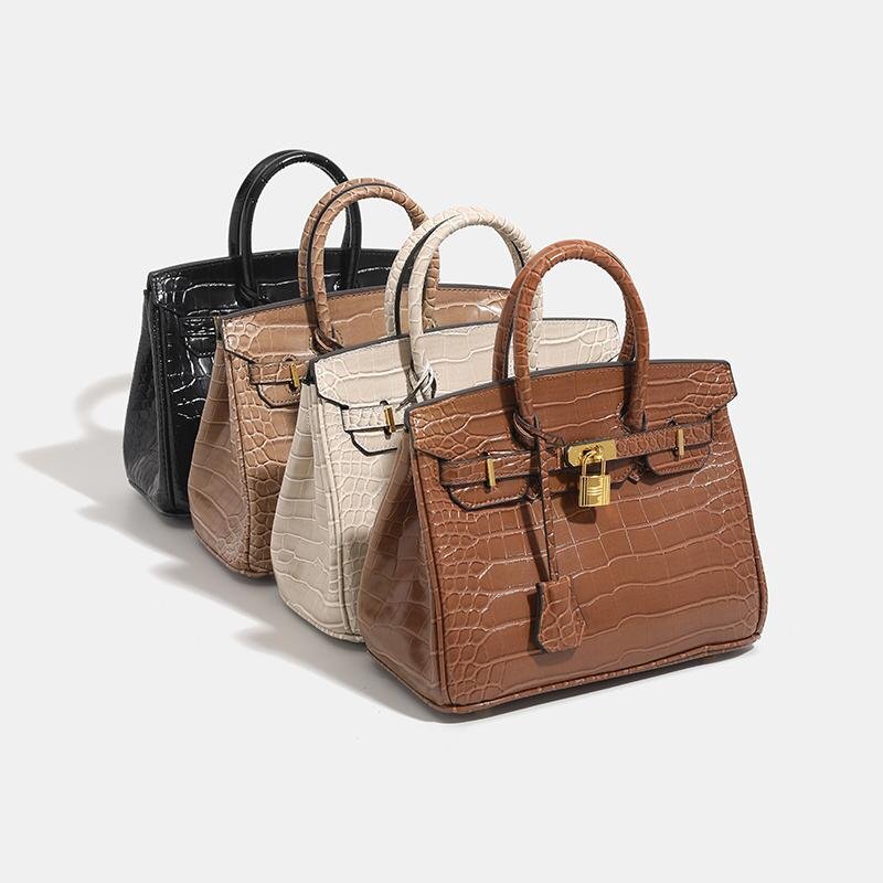 Classic Fashion Niche Crocodile-Pattern Single-ouldered slouch bag in 8 Different colour