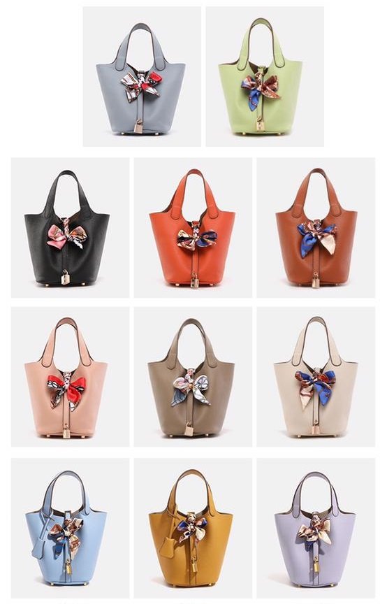 Everyday chic chic Hermes Lusciette basket bag in 8 Different colour