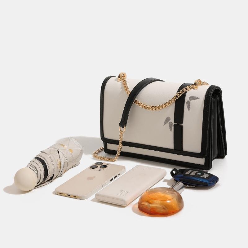 Chinese Panda Style Single Slung Small Square bag